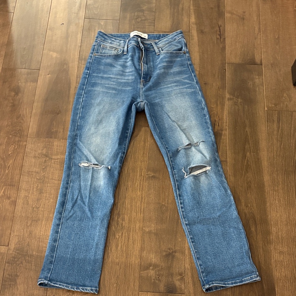 Just black Distressed Blue Jeans